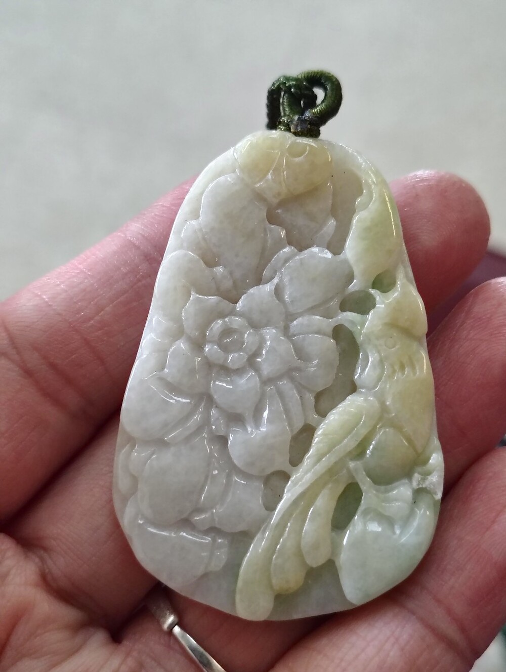 Natural Burmese Jadeite Pendant